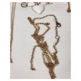 Mixed Jewelry Collection including Necklaces, Bracelets, and Pendants
