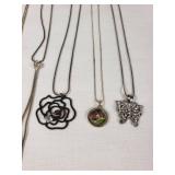 Lot of Necklaces with Various Pendants