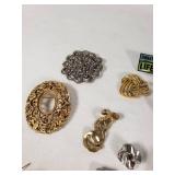 Assorted Vintage and Modern Brooches and Pins