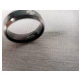Spikes Stainless Steel Ring with Maltese Cross Design