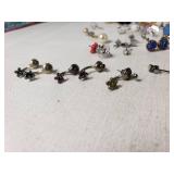 Lot of Jewelry Including Lia Sophia Earrings, Rings, and Various Earrings
