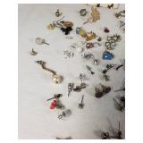 Lot of Jewelry Including Lia Sophia Earrings, Rings, and Various Earrings