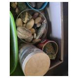 Rock Tumbler Items with Assorted Stones and Polishing Grits