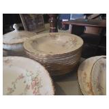 Set of Pope-Gosser Sterling China Dinnerware - Uncounted