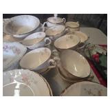Set of Pope-Gosser Sterling China Dinnerware - Uncounted