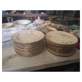 Set of Pope-Gosser Sterling China Dinnerware - Uncounted