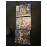 PlayStation Video Games Including Grand Theft Auto V, NBA 2K16, Assassin