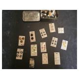 Lot of Assorted Buttons and Sewing Supplies Including La Mode and La Petite