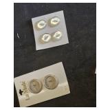 Lot of Assorted Buttons and Sewing Supplies Including La Mode and La Petite