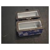 Decorative Porcelain Trinket Boxes, Mini Urn and Decorative Chest