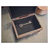 Antique Wooden Box Collection with Decorative Carvings