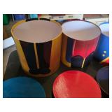 Set of Nutcracker-Themed Decorative Nesting Boxes and Lids