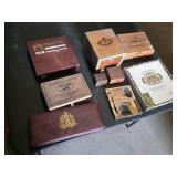 Lot of Cigar Boxes Including La Aroma de Cuba and Arturo Fuente