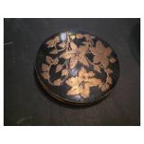 Floral Patterned Footstool, Decorative Vase, Brass Floral Box and More