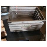 Wooden Crates and Boxes Including "Flowers & Garden" Label