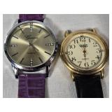 Geneva and Guess Watches including Pink and Purple Band Models, and Black Band Model - Untested