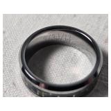 Tungsten Carbide Ring with Carbon Fiber Inlay