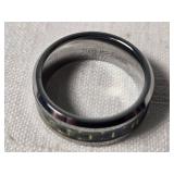 Tungsten Carbide Ring with Carbon Fiber Inlay