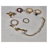 ewelry Collection including Rings and Bracelet