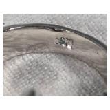 Sterling(?) Silver Horseshoe Ring