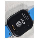 AT&T Model UW538AA Smart Watch with Damaged Screen and White Silicone Case - Untested