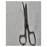 Antique Engraved Steel Scissors by Brunhill USA