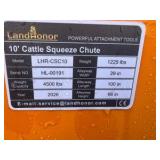 LandHonor 2026 Unused LHR-CSC10 Cattle Squeeze Chute