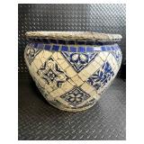 Large Mosaic Ceramic Planter Pot