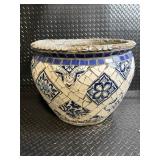 Large Mosaic Ceramic Planter Pot