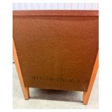 Vintage White Furniture Company  Wood Nightstand with Open Shelf - Drawer & Cabriole Legs
