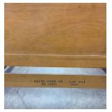 White Furniture Co. Carved Bed Frame with Headboard & Footboard - Vintage Solid Wood