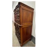 White Furniture Co. Serpentine Chest of Drawers with Ornate Brass Hardware