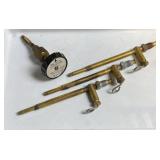 Antique Gas Lantern Mantle Regulator Valve Kit with Brass Tubing and Fittings