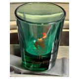 Galvanized Beer Caddy with opener Planet Hollywood Shot Glasses 1996 Atlanta Olympics Shot Glasses MLB All Star Game Can Coozies