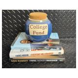 College Fund Pottery Jar Dave Ramsey, Chris Hogan & Anthony O