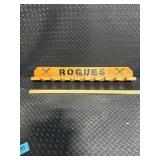 ROGUES Wooden Baseball Bat Rack- 60 Inches Long