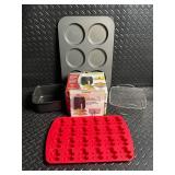 Chicago Metallic Muffin Top Pan, Silicone Gingerbread Pan, NuWave Gourmet Accessory Kit for NuWave Brio Healthy Digital Air Fryer - 30 Recipe Cookbook