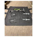 FrostGuard Plus Windshield Frost Protection Mat Kit - Snow Brush & Squeegee
