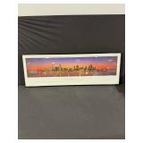 Chicago, Illinois - Series 2 Framed City Skyline Print