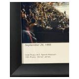 The First & Last Hurrah - Boston Bruins vs Montreal Canadiens at the Boston Garden (Framed Print)