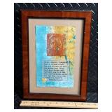 Mahatma Gandhi Quote Framed Print - Inspirational Wall Art