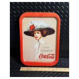 Coca-Cola Tin Advertising Tray - Drink Delicious Vintage Wall Display