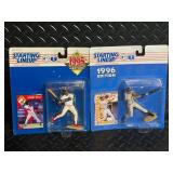 Starting Lineup 1995/1996 Edition Baseball Figures (Lot of 2) - Albert Belle & Ken Griffey Jr.
