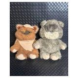 Kenner Star Wars Ewok Plush Toys - 1983 Lucasfilm Ltd, Made in Korea