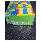 Melissa & Doug Classic Toy 100 Wooden Blocks - Includes Shapes (Ages 2&)