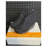 Bernie Mev Knit Chelsea-Style Ankle Boots with Wedge Heel