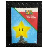 Nintendo Super Mario Star Light-Up Tree Topper - 9-Inch LED Indoor Plug-In
