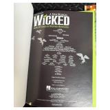 Two Wicked Broadway Programs & Playbill Collection - Original Broadway Company, Souvenir Book Gershwin Theatre Hal Leonard Sheet Music
