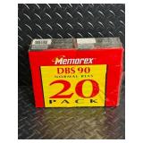 Memorex DBS 90 90-Minute Audio Cassette Tapes - 20 Pack, Normal Bias Type I