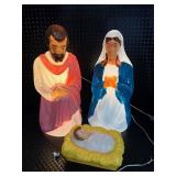 General Foam Plastics Nativity Figures - Mary, Joseph & Baby Jesus (3-Piece Set)